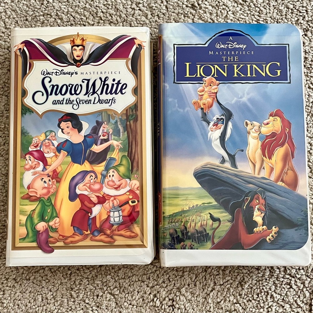 Disney Masterpiece VHS (2)